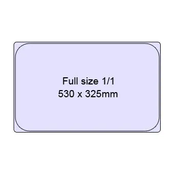 Araven Full Size (1/1) Gastronorm Food Storage Container - (Click for sizes)