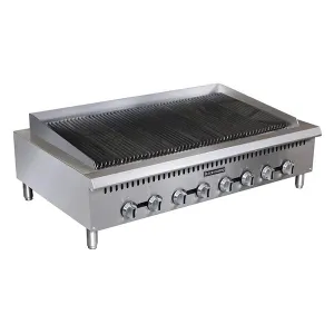 Black Diamond - BDCTC-48. Heavy Duty Gas Charbroiler. 8 Burner. 160K Ng