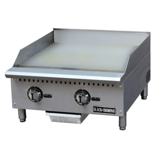 Black Diamond - BDCTG-24T. T-Static Gas Griddle 24 60K