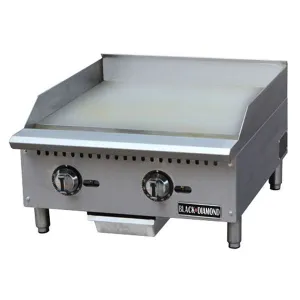 Black Diamond - BDCTG-24T. T-Static Gas Griddle 24 60K
