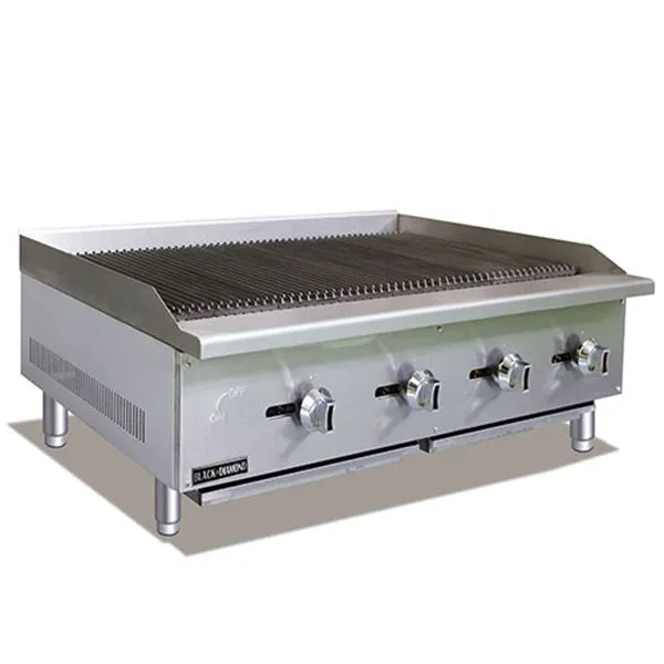 Black Diamond - ECTC-48/NG. Standard  Gas Charbroiler. 4 Burner. 120K