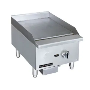 Black Diamond - ECTG-16/NG. Standard Gas Griddle. 1 Burner. 30K