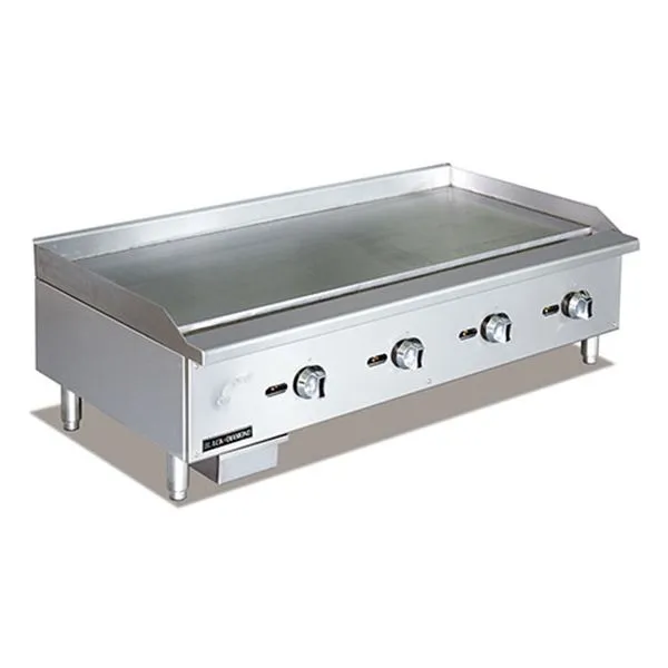 Black Diamond - ECTG-48/NG. Standard  Gas Griddle. 4 Burner. 120K