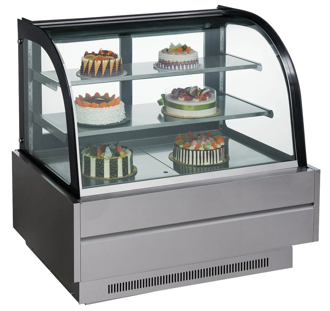 Chef AAA - CV-90. Commercial 36 Display Case Refrigerator Showcase (3 Feet) Pastry Bakery