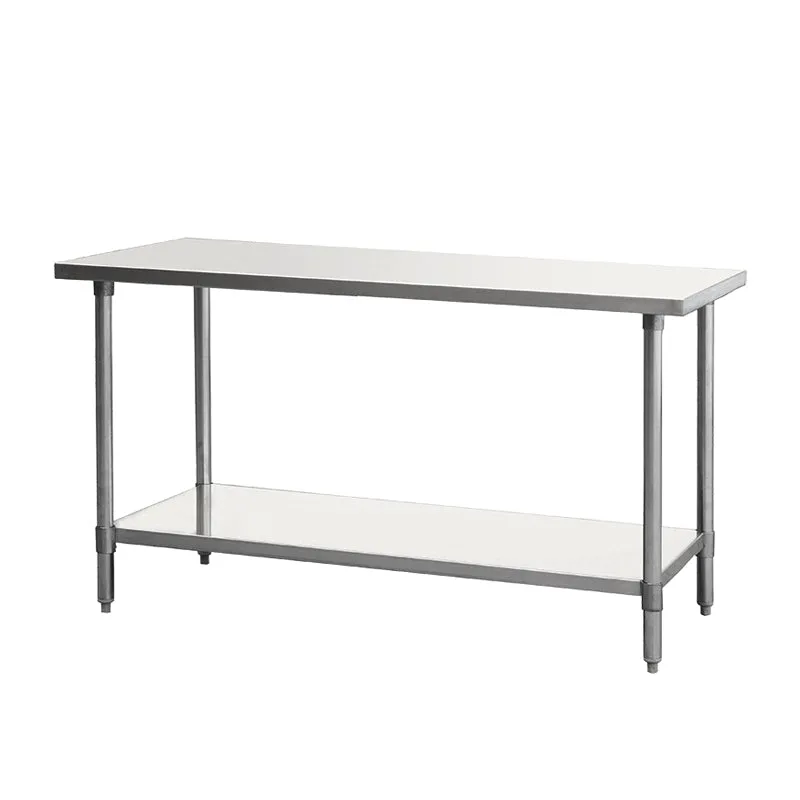 Chef AAA - TL3723. Commercial 72 Work Table 72 x 30 x 34 Stainless Steel