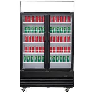 Chef AAA - TSM41R Commercial 47 2 Glass Door Refrigerator 41.2 cu. ft.