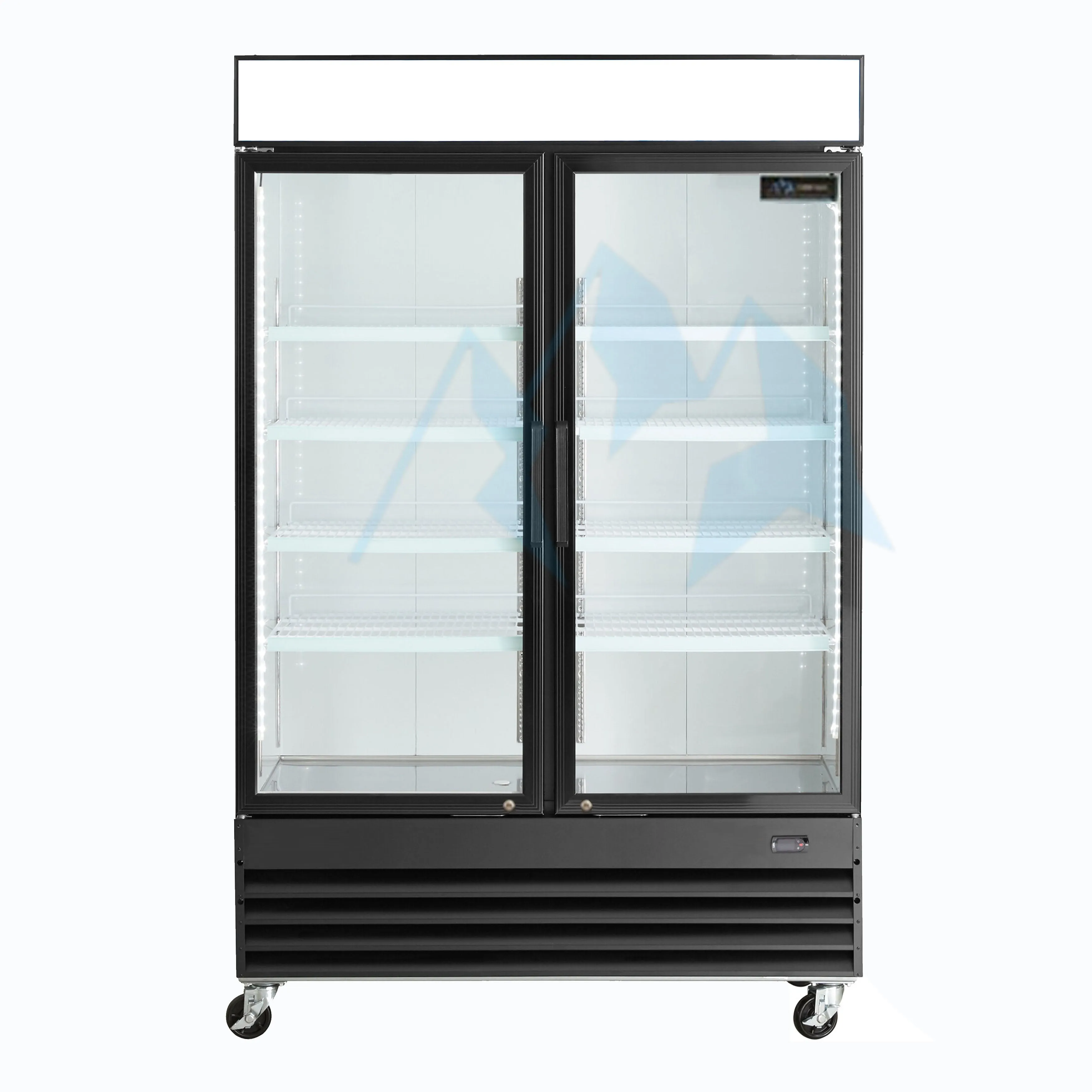 Chef AAA - TSM41R Commercial 47 2 Glass Door Refrigerator 41.2 cu. ft.