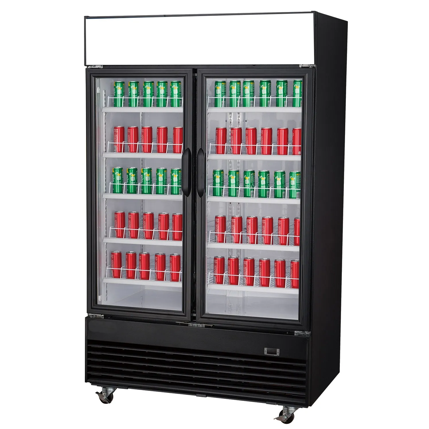 Chef AAA - TSM41R Commercial 47 2 Glass Door Refrigerator 41.2 cu. ft.