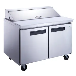 Chef AAA - TSP48 Commercial 48 12 Pan Salad Sandwich Food Prep Table Refrigerator 11.4cu.ft.