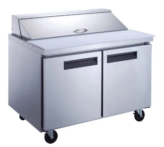 Chef AAA - TSP60 Commercial 60 16 Pan Salad Sandwich Food Prep Table Refrigerator