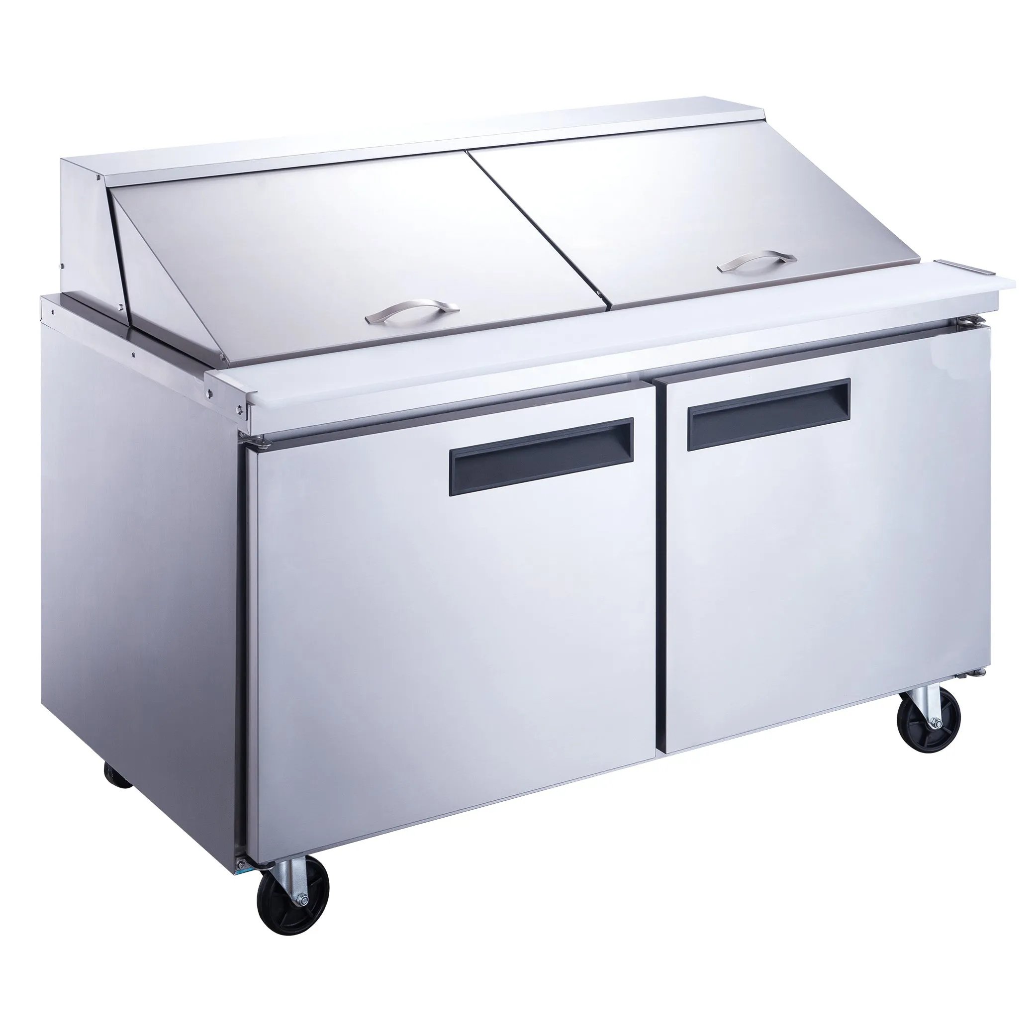 Chef AAA - TSP60M Commercial 60 24 Pan Salad Sandwich Food Prep Table Refrigerator Mega Top