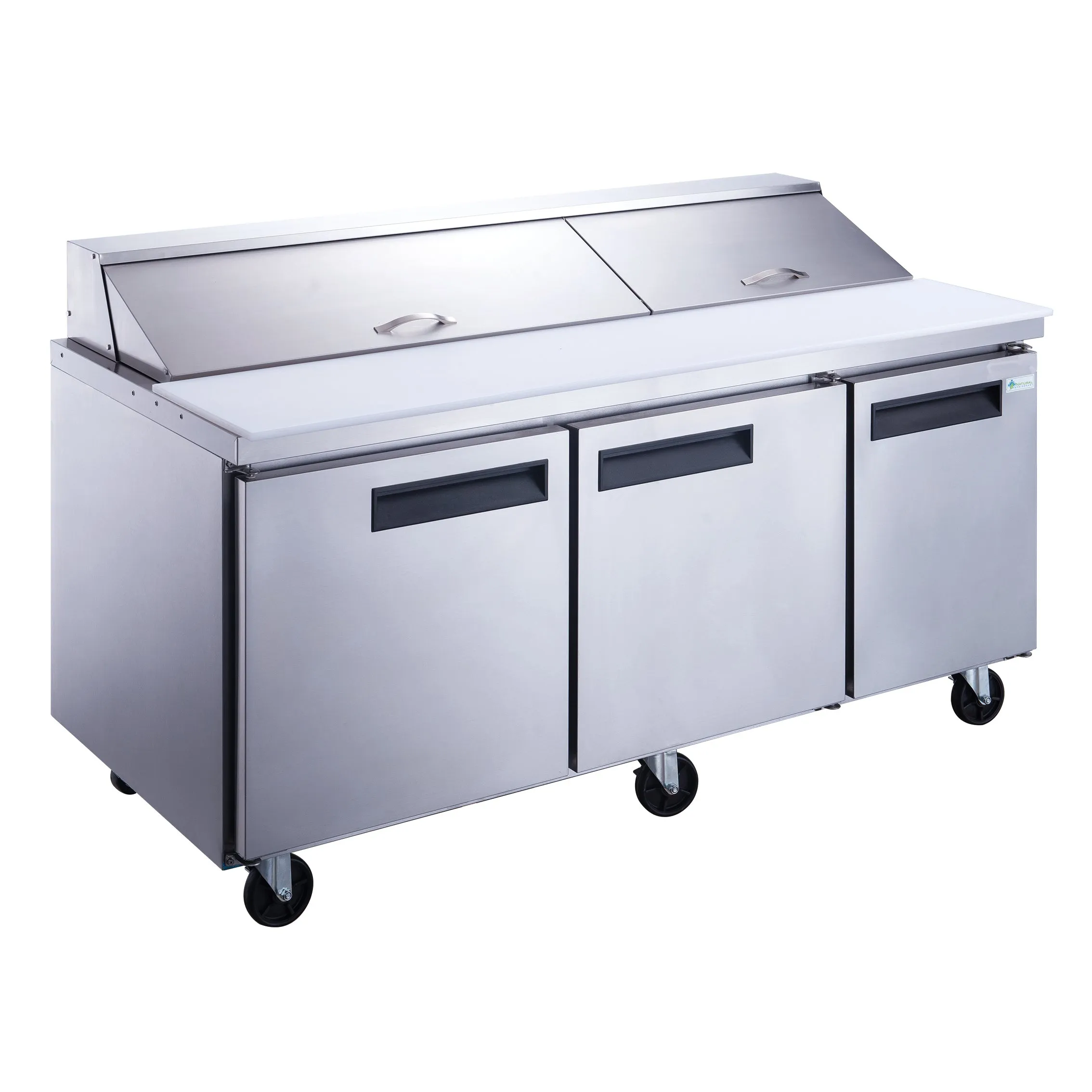 Chef AAA - TSP72 Commercial 72 18 Pan Salad Sandwich Food Prep Table Refrigerator