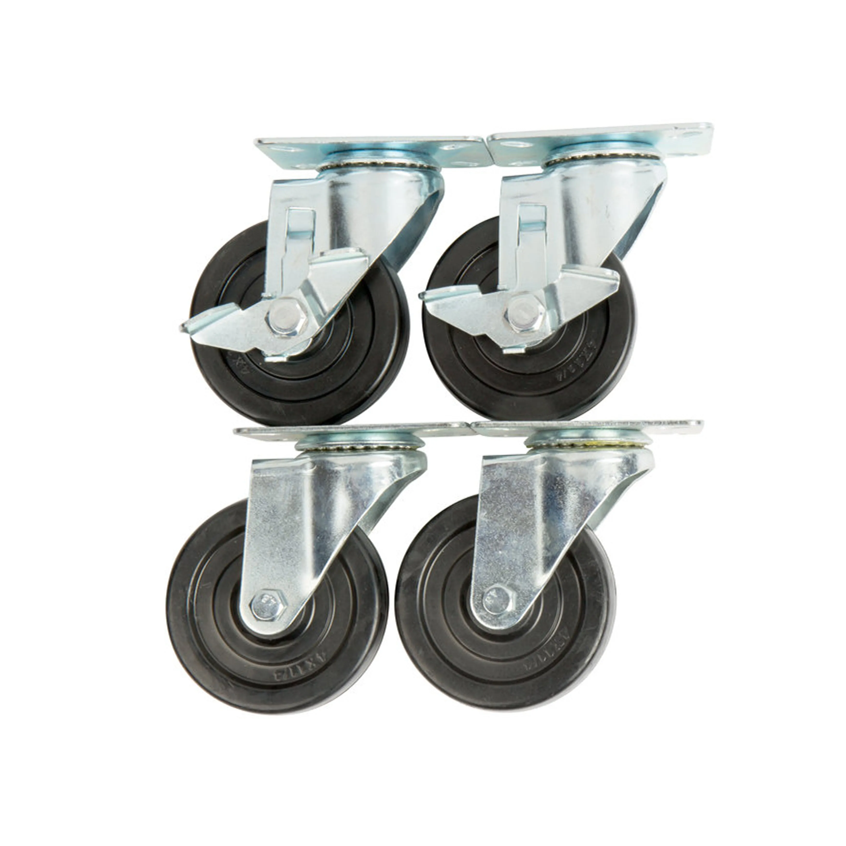 Chef AAA - UC-4CSTRW. Undercounter Casters Wheels. Locks and Hardware Set