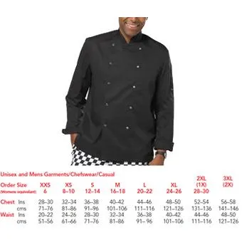 Denny Le Chef Black Long Sleeve Jacket DD08C