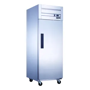 Dukers - D28AR. Commercial 27 1 Solid Door Reach-In Refrigerator Stainless Steel 18.31 cu.ft.