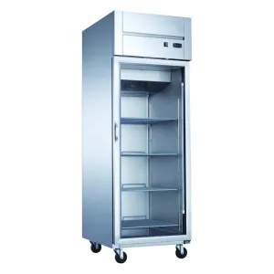 Dukers - D28AR-GS1. 27 Single Glass Door Reach-In Refrigerator 17.7 cu.ft.