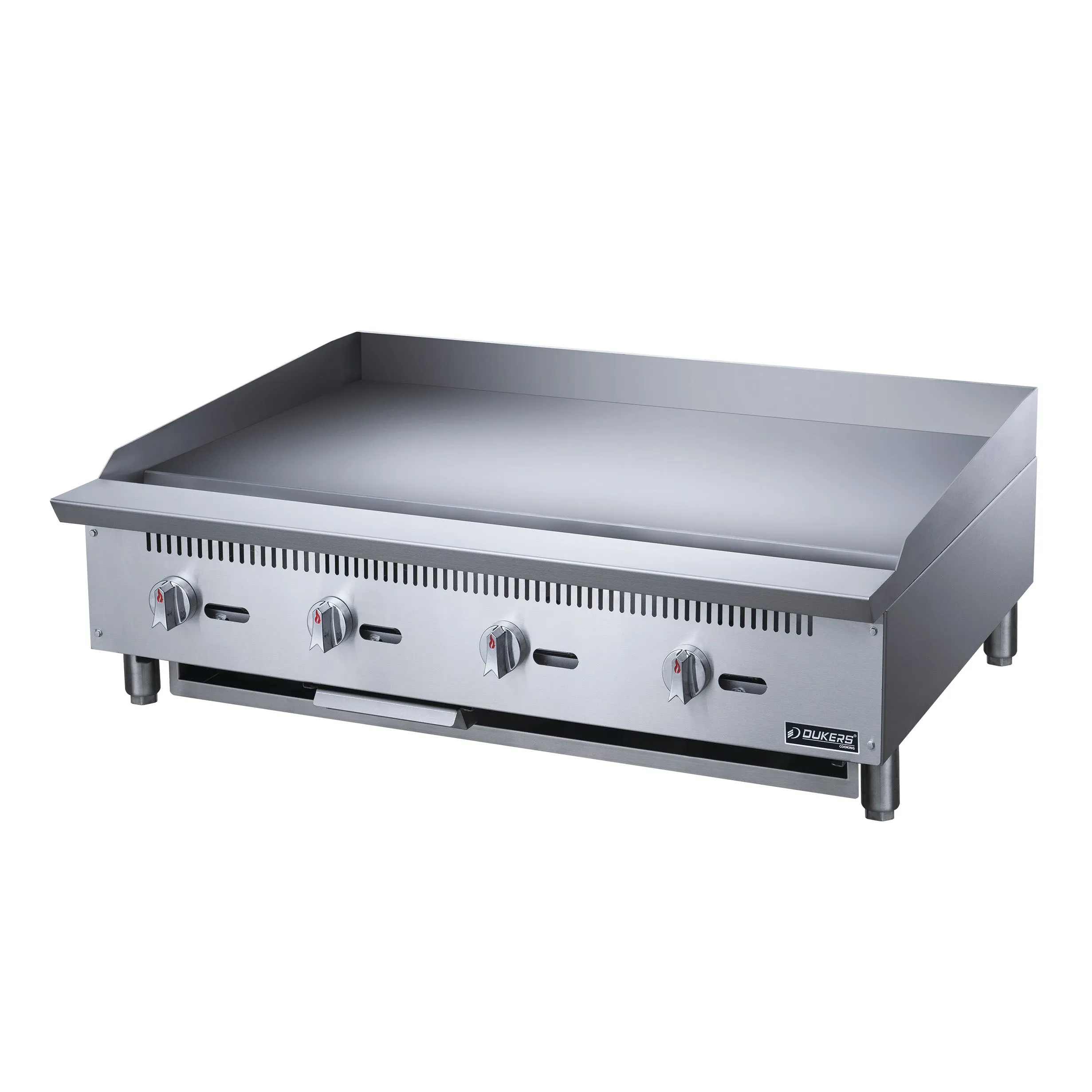 Dukers - DCGM48. Commercial 48 Griddle with 4 Burners