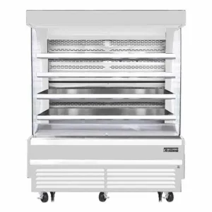 Everest - EOMV-72-W-28-T. Commercial 73 Vertical Open Air Display Merchandiser Refrigerator 26 cu. ft.