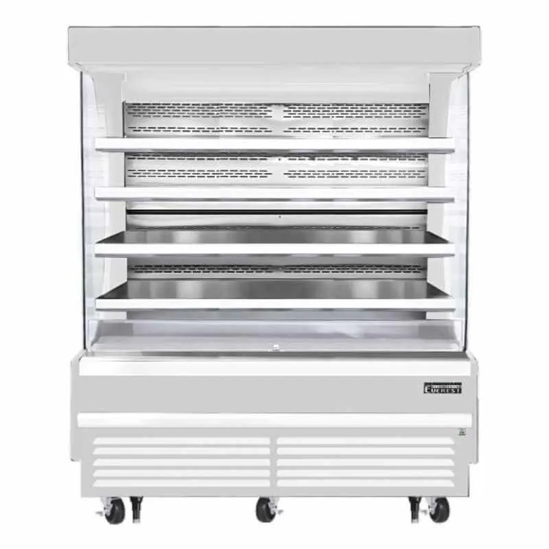 Everest - EOMV-72-W-28-T. Commercial 73 Vertical Open Air Display Merchandiser Refrigerator 26 cu. ft.