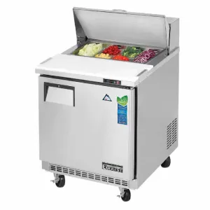 Everest - EPBNR1. Commercial 27 8 Pan Salad Sandwich Food Prep Table Refrigerator
