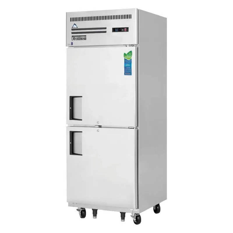 Everest - ESFH2 Commercial 29 Two Solid Door Reach-In Freezer