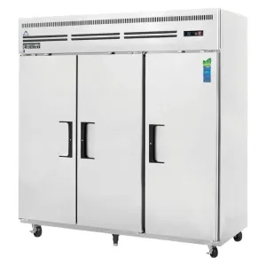 Everest - ESR3. Commercial 74 Three Solid Door Reach-In Refrigerator 71 cu.ft.
