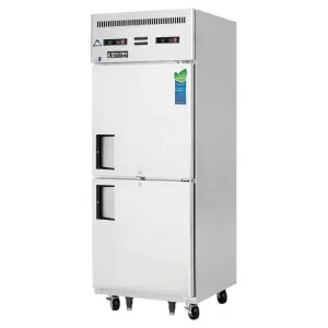 Everest - ESRFH2. Commercial 29 Two Solid Door Reach-In Refrigerator Freezer F 11 cu.ft. / R 11 cu.ft.