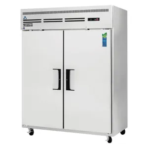 Everest - ESWR2. Commercial 59 Two Solid Door Reach-In Refrigerator