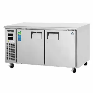 Everest - ETRF2. Commercial 59 Undercounter Worktop Dual Temperature Refrigerator Freezer