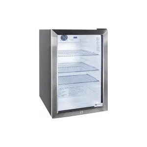 Excellence Industries - EMM-3HC. 17 Commercial 1 Swing Glass Door Countertop Refrigerated Merchandiser 2.5 cu.ft.
