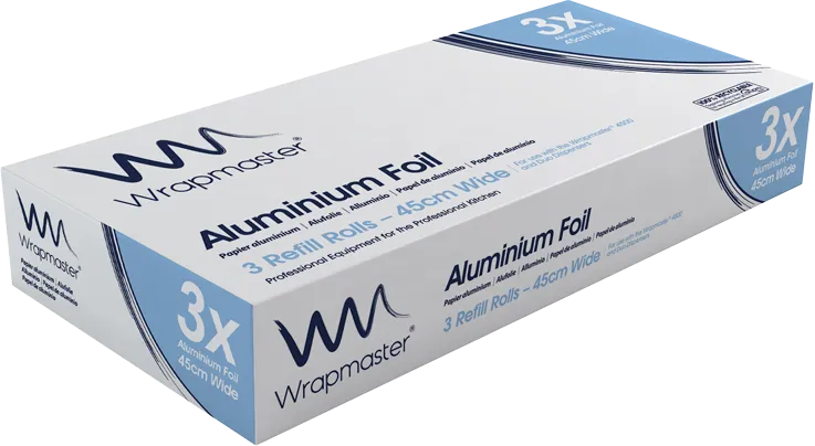 Foil Refill for Wrapmaster Dispenser 30cm x 90m (3 rolls)