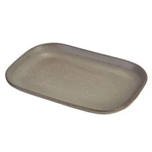 Genware Antigo Rectangular Plate - Set of 6