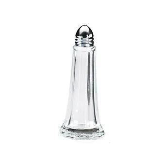 Glass Lighthouse Salt Shaker Chrome Top