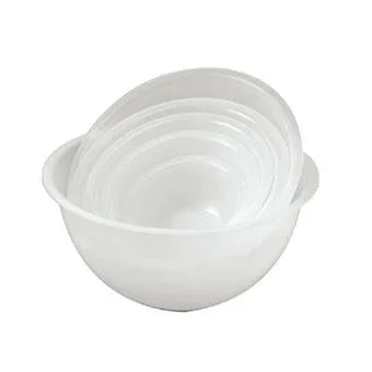 Heavy Duty Plastic Mixing Bowl With Flat Base