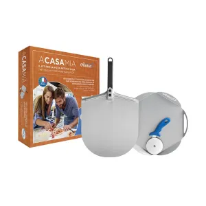 Kit A Casa Mia for homemade pizza -  Head 33cm Handle 25cm