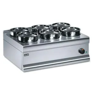 Lincat 6 Pot Dry Heat Bain Marie Bs7