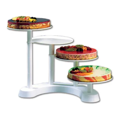 Matfer 4 Tier Cake Stand - White Plastic