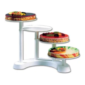 Matfer 4 Tier Cake Stand - White Plastic