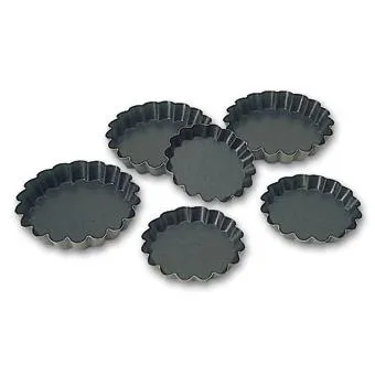 Matfer Exopan Fluted Tart Mould - Per 25