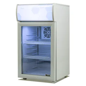 Migali - C-02RM-HC. Commercial 16 1 Glass Door Merchandiser Refrigerator 2 cu. ft.