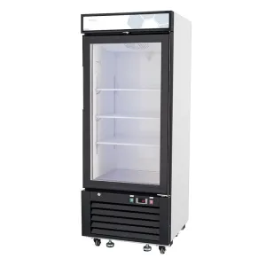 Migali - C-10RM-HC. Commercial 24 1 Glass Door Merchandiser Refrigerator 10 cu. ft.