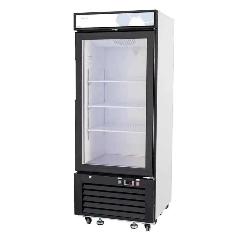 Migali - C-10RM-HC. Commercial 24 1 Glass Door Merchandiser Refrigerator 10 cu. ft.