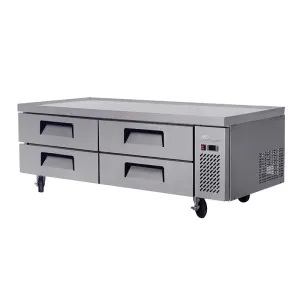 Migali - C-CB72-HC. Commercial 72 Chef Base Refrigerated 15 cu. ft.