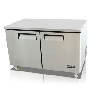 Migali - C-U60R-HC. 60 Undercounter Worktop Refrigerator 18.2 cu. ft.