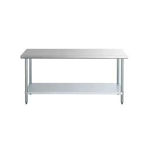 Omcan - 22065. Commercial 24 x 36 Stainless Steel Kitchen Work Table 900lbs Light Duty