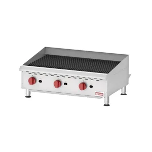 Omcan - CE-CN-CBR36. Commercial 36 Radiant Charbroiler BTU120000 Natural Gas