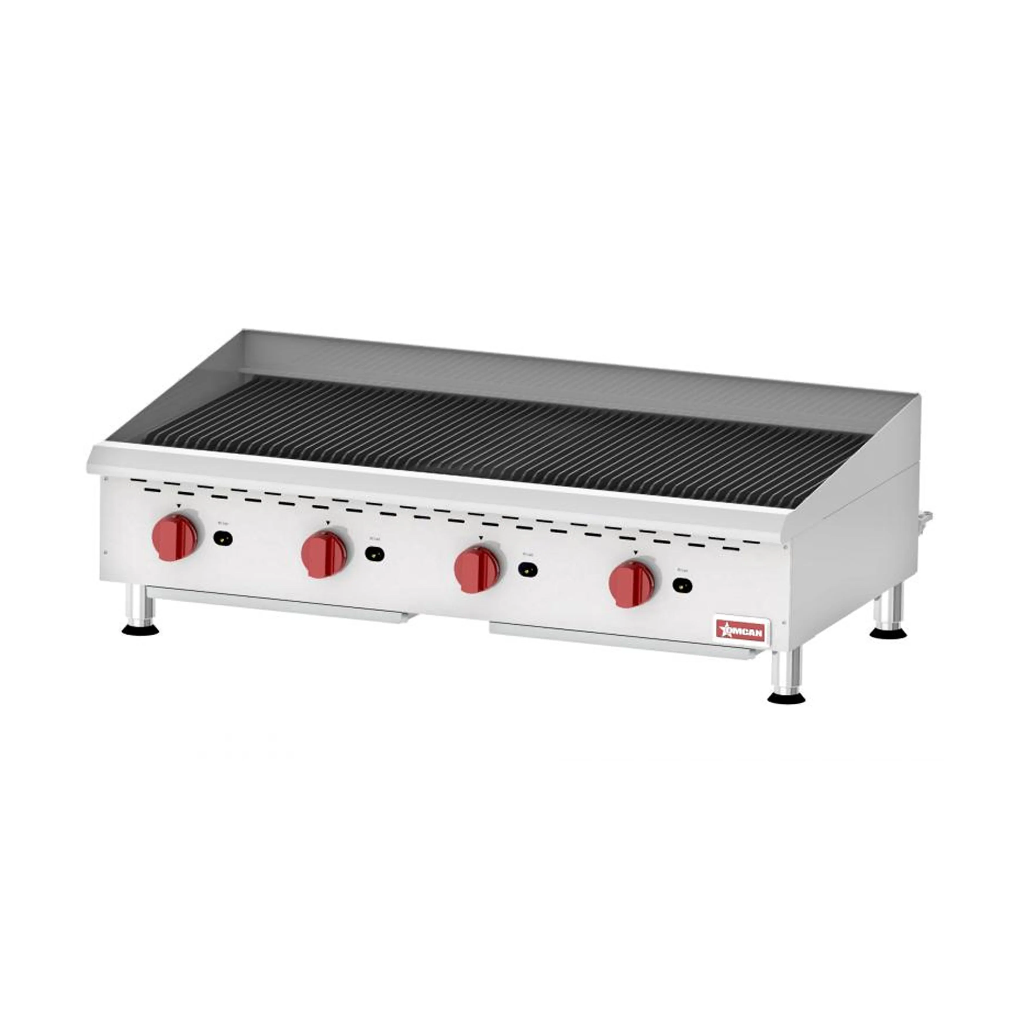 Omcan - CE-CN-CBR48. Commercial 48 Radiant Charbroiler BTU160000 Natural Gas