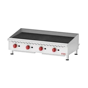 Omcan - CE-CN-CBR48. Commercial 48 Radiant Charbroiler BTU160000 Natural Gas