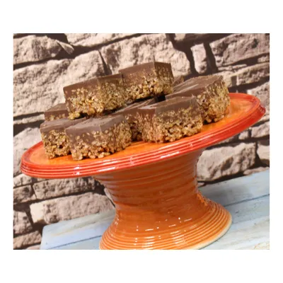 Orange Reactive Cake Stand Plate 11.8 (30cm)