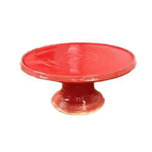 Red Reactive Cake Stand Plate 11.8 (30cm)